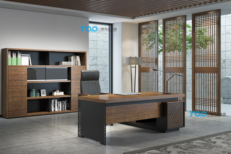 現代老（lǎo）板（bǎn）桌表麵光滑