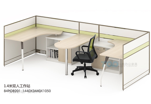 2人位新款屏風辦（bàn）公桌、辦公屏風