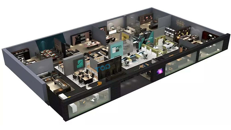 辦公場(chǎng)所3D效果圖 辦公場所3D效果圖