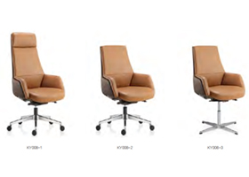 高端烤（kǎo）漆班台前椅會議椅