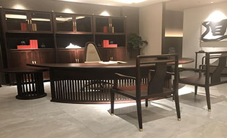 實木辦公家具展廳（tīng）圖