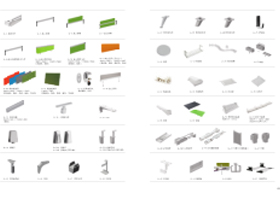 折疊培（péi）訓桌配件不單銷售
