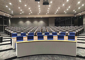 報告廳禮堂桌（zhuō）椅工程案例