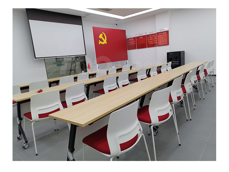 折疊收納帶輪(lún)滑(huá)培(péi)訓桌 折疊收納帶輪滑培訓桌