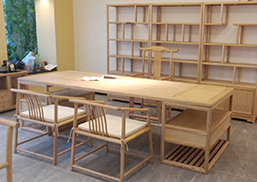 白蠟木實（shí）木班台、洽談台