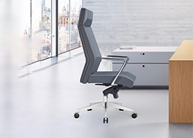 K1916C皮椅班台（tái）椅班前椅會議椅8082