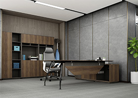 英朗二代（dài）木（mù）紋辦公家具擺放