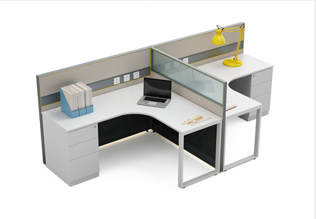 雅致雙人T型屏（píng）風卡位